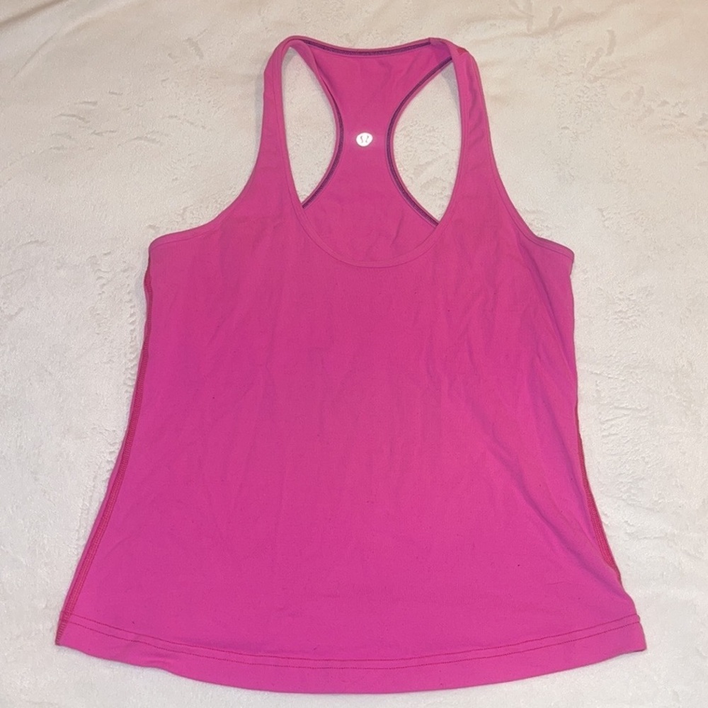 Lululemon Hot pink Racerback Sports Tank - Picture 5 of 5